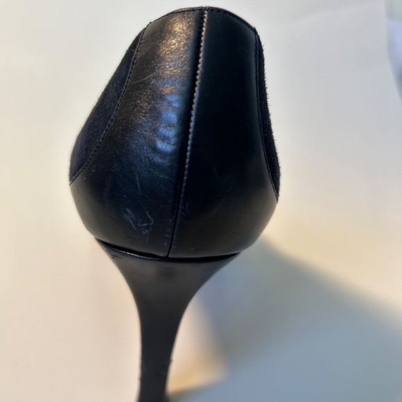 Black suede & leather Manolo Blahnik - Picture 8 of 9